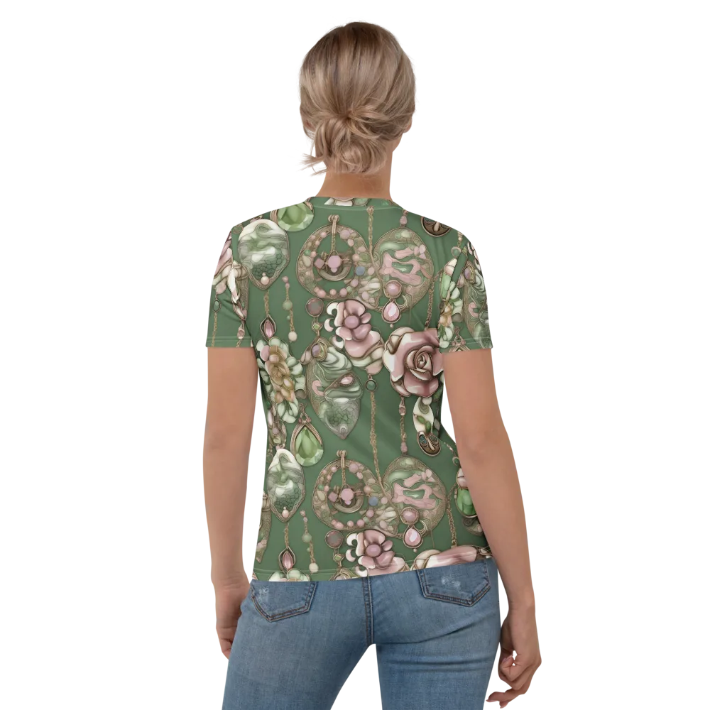 Mosslight Bijou on Women's Crew Neck T-Shirt — Back
