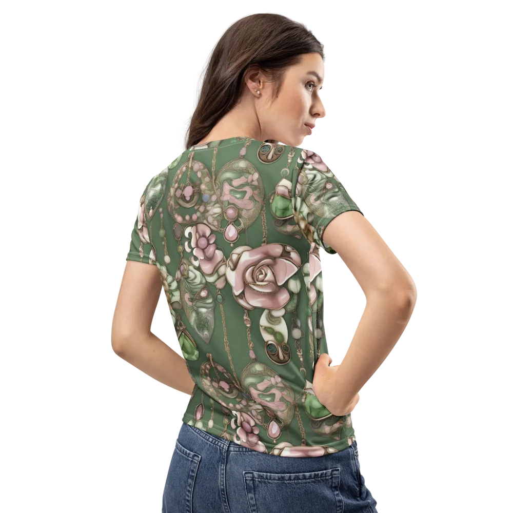 Mosslight Bijou on Women's Crew Neck T-Shirt — Back