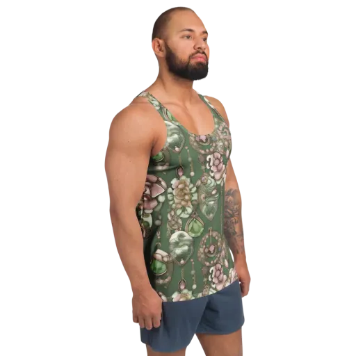 Mosslight Bijou on a Men's Tank Top