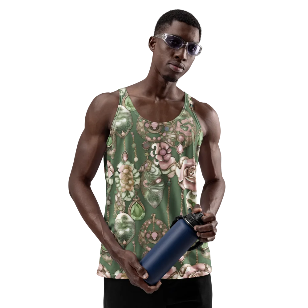 Mosslight Bijou on Men's Tank Top — Front