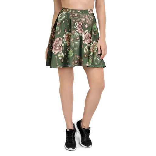 Mosslight Bijou on a Skater Skirt