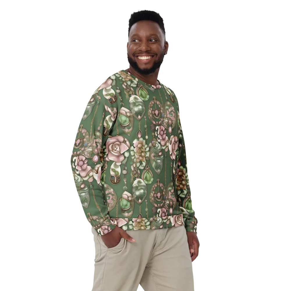 Mosslight Bijou on Sweatshirt — Front