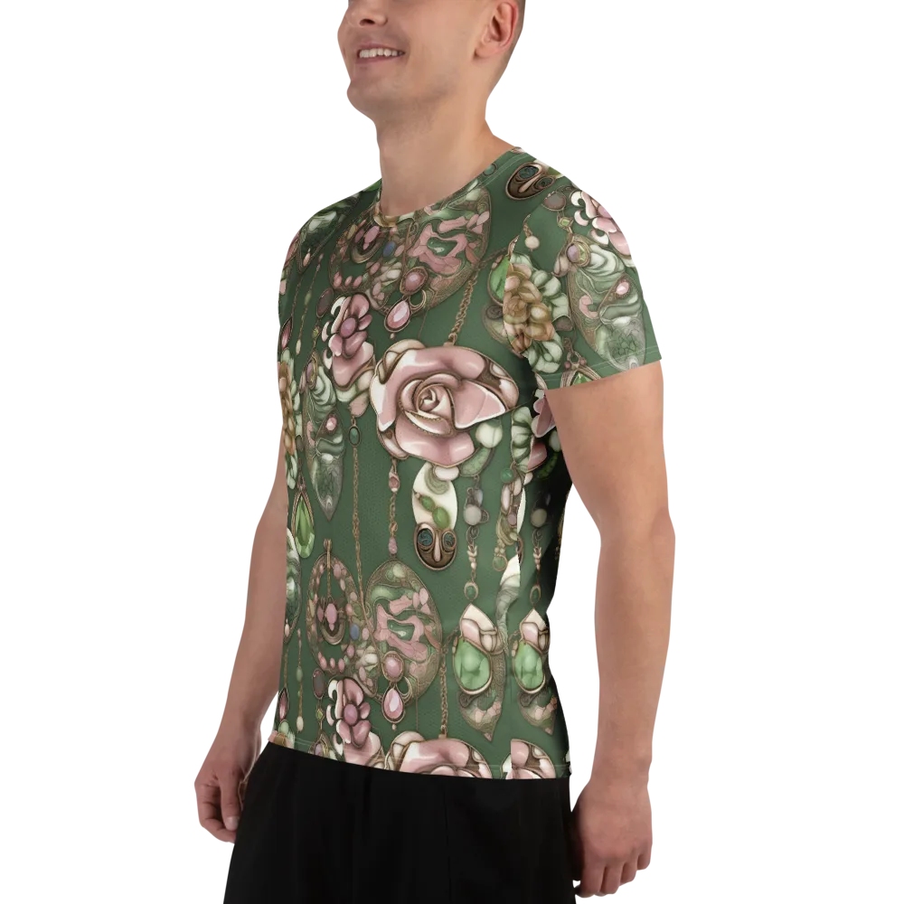 Mosslight Bijou on Men's Athletic T-Shirt — Left