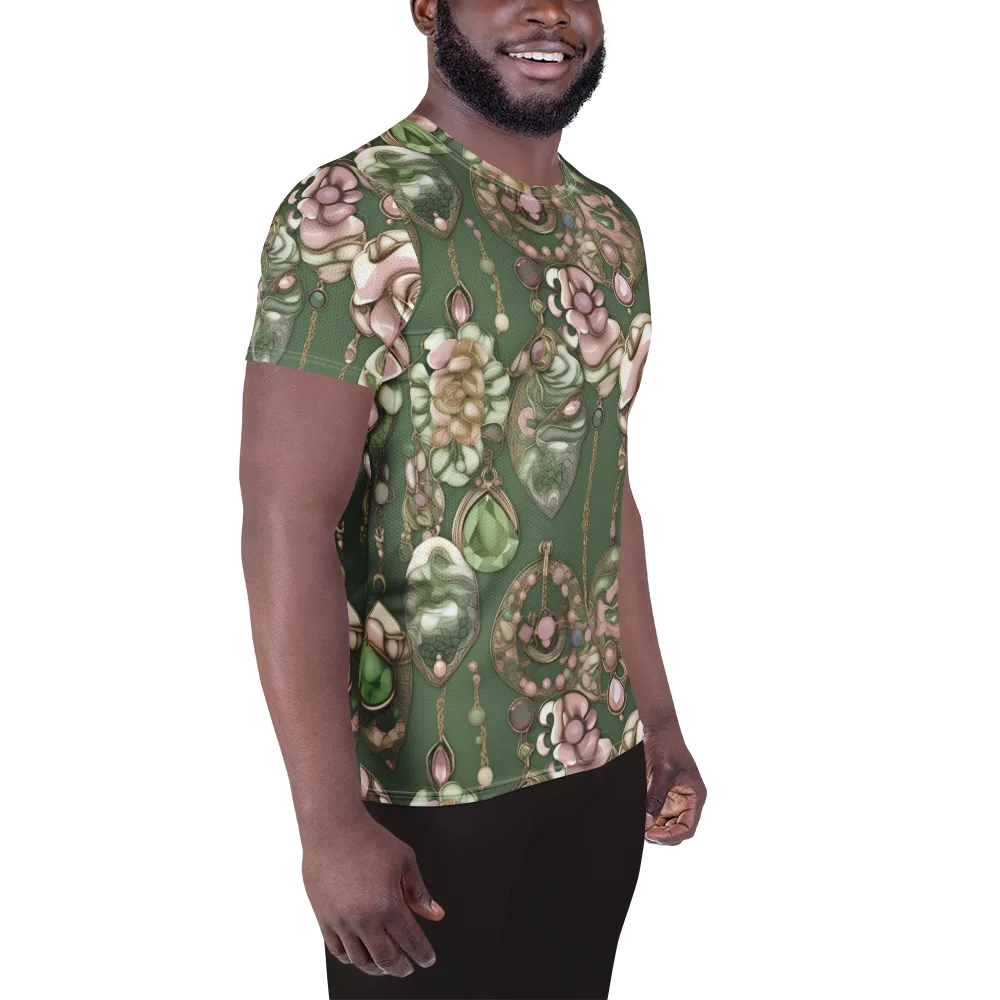 Mosslight Bijou on Men's Athletic T-Shirt — Right