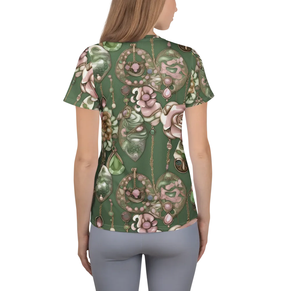 Mosslight Bijou on Women's Athletic T-Shirt — Back