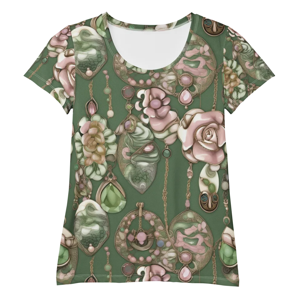Mosslight Bijou on Women's Athletic T-Shirt — Front