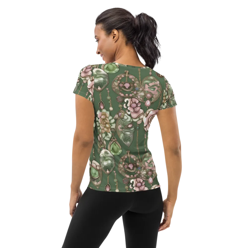 Mosslight Bijou on Women's Athletic T-Shirt — Back
