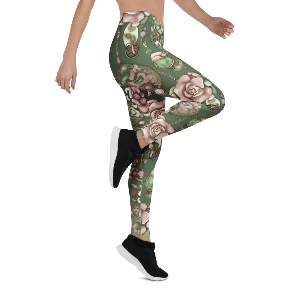 Mosslight Bijou on Leggings — Right