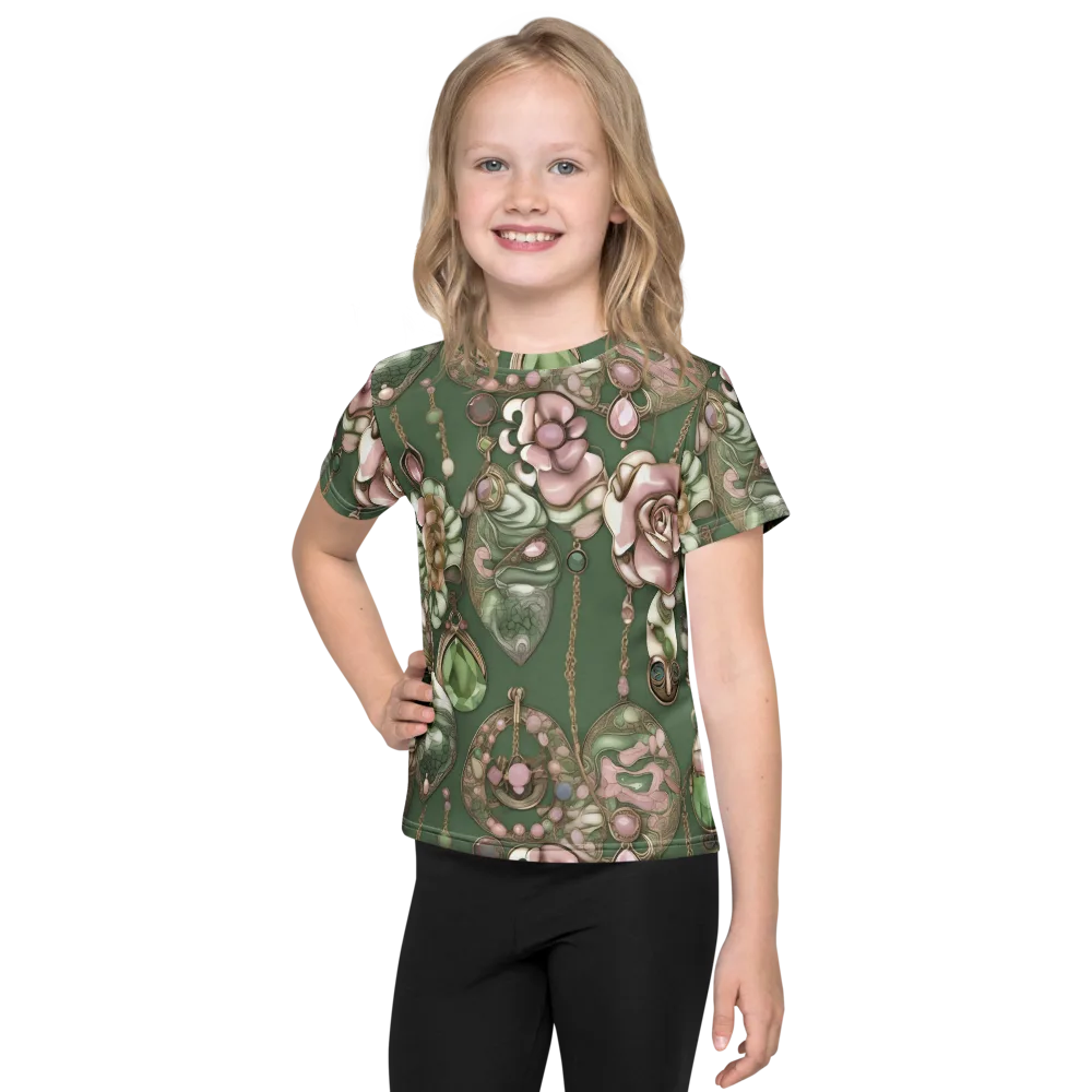 Mosslight Bijou on Kids Crew Neck T-Shirt — Front
