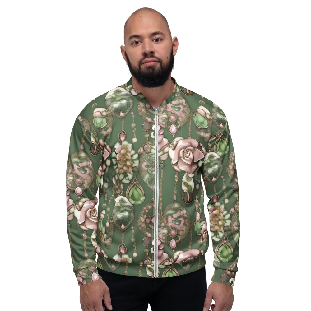 Mosslight Bijou on Bomber Jacket — Front
