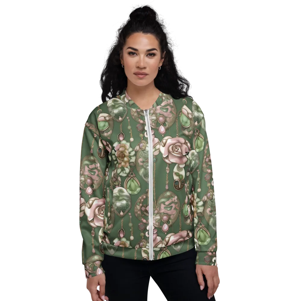 Mosslight Bijou on Bomber Jacket — Front