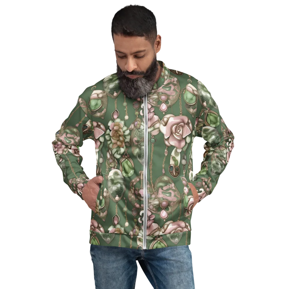 Mosslight Bijou on Bomber Jacket — Front