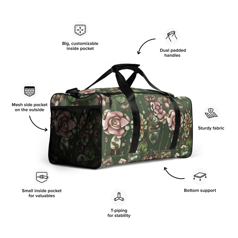 Mosslight Bijou on Duffle Bag — Right Front