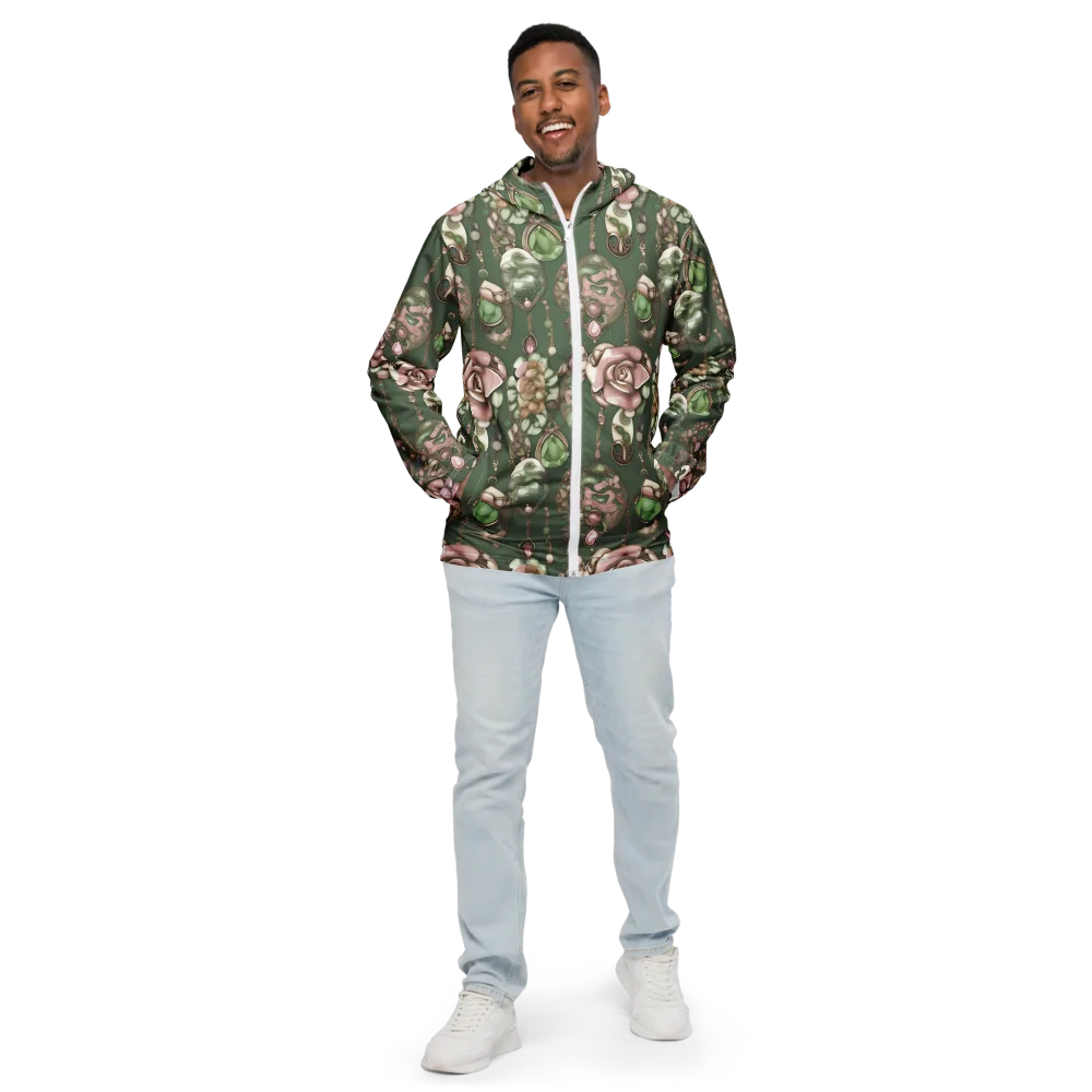 Mosslight Bijou on Men's Windbreaker — Front