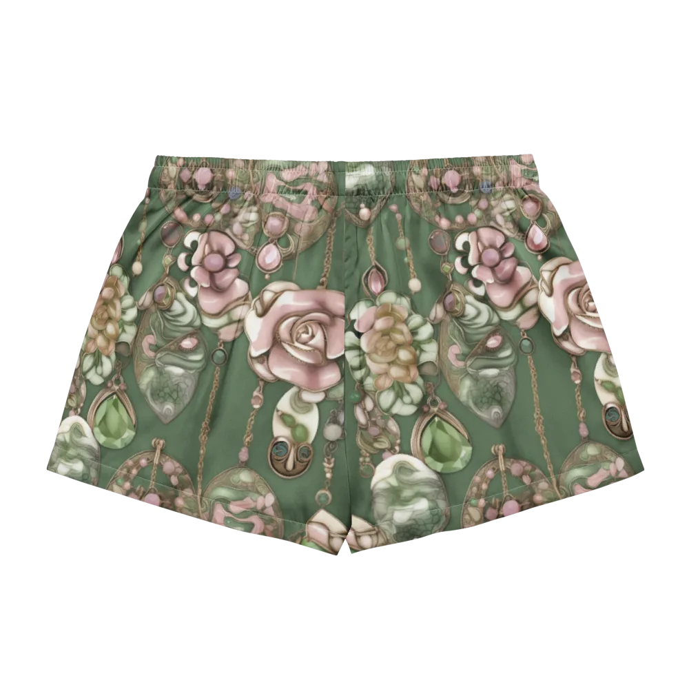 Mosslight Bijou on Women's Pajama Shorts — Back
