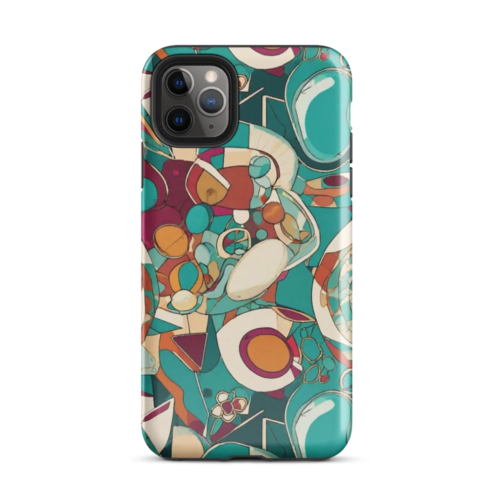 Citrus Geometry on Tough Case for iPhone® — Front