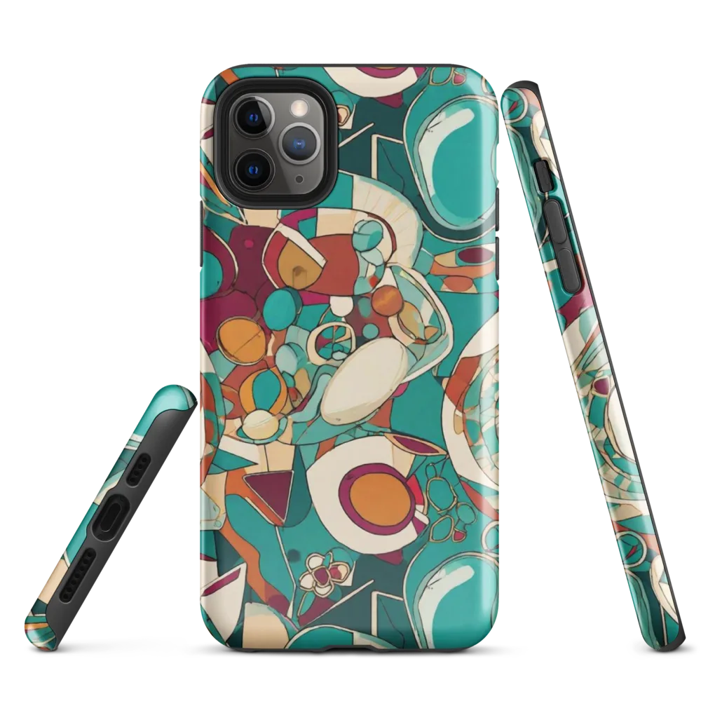 Citrus Geometry on Tough Case for iPhone® — Front