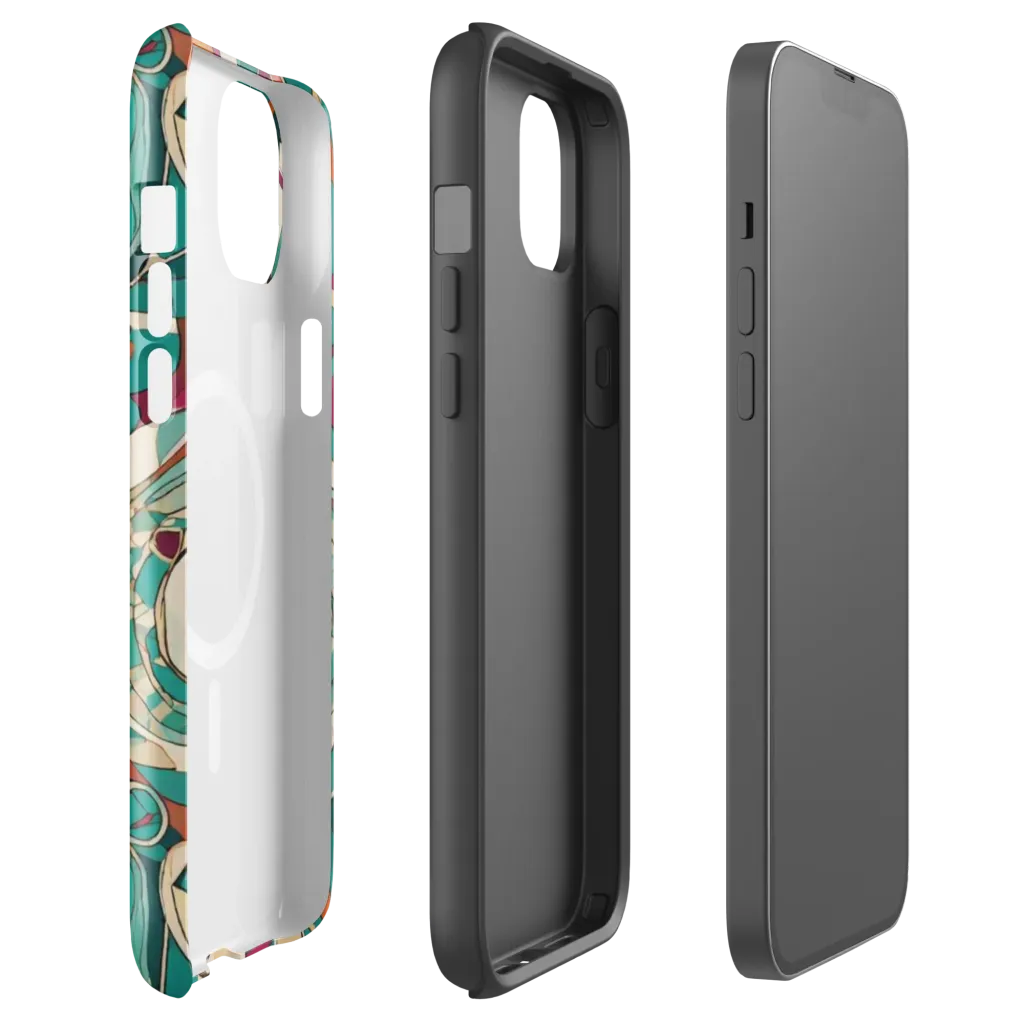 Citrus Geometry on MagSafe Tough Case for iPhone® — Front