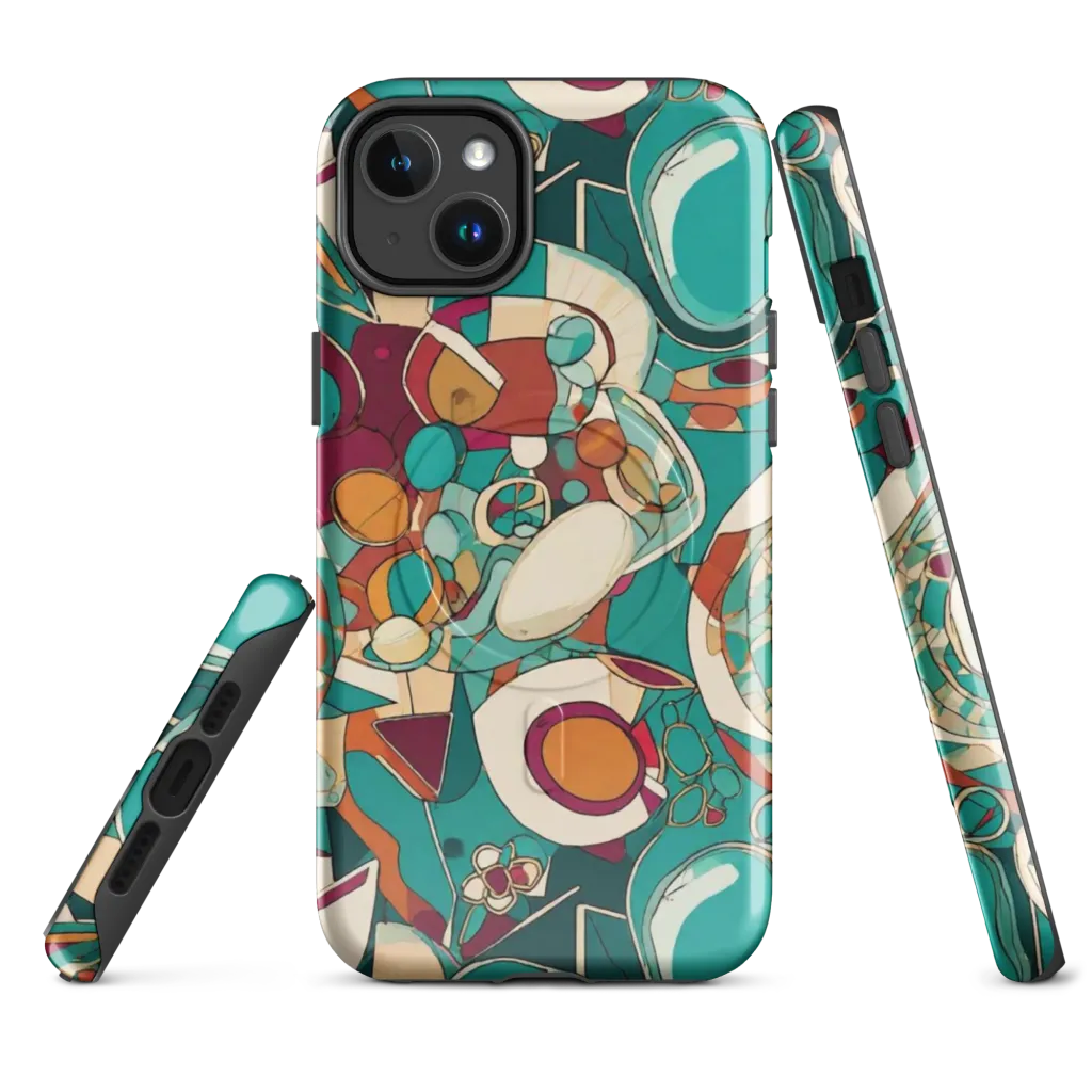 Citrus Geometry on MagSafe Tough Case for iPhone® — Front