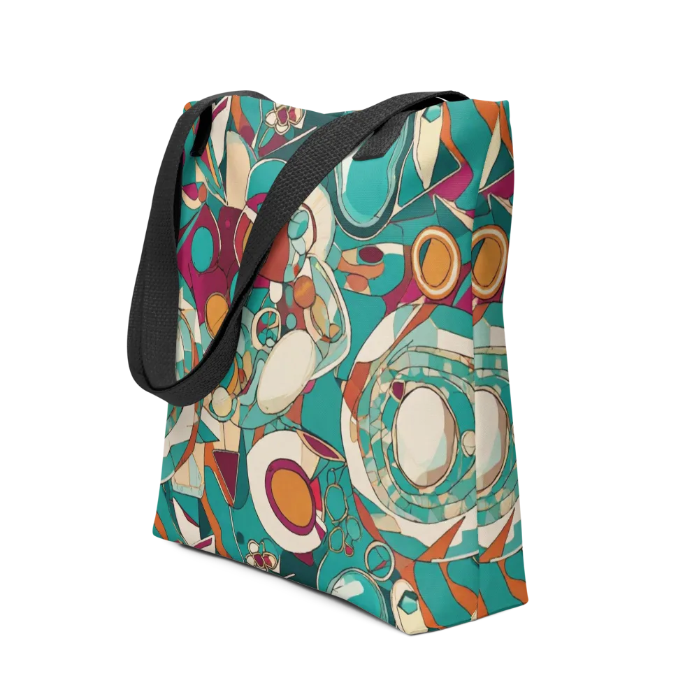 Citrus Geometry on Tote Bag — Front