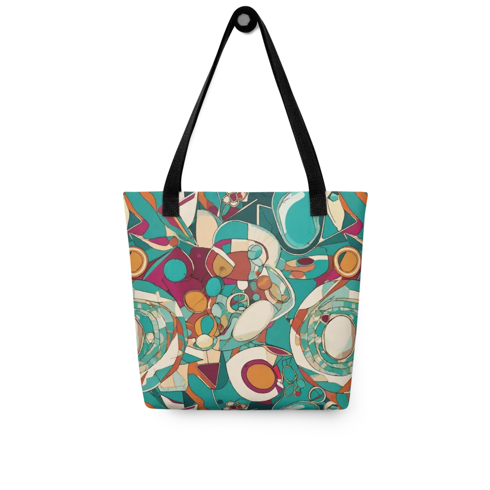 Citrus Geometry on Tote Bag — Front