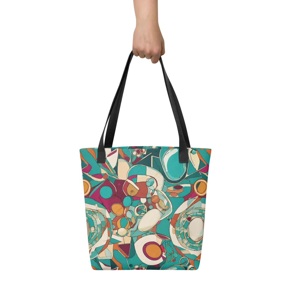 Citrus Geometry on Tote Bag — Front
