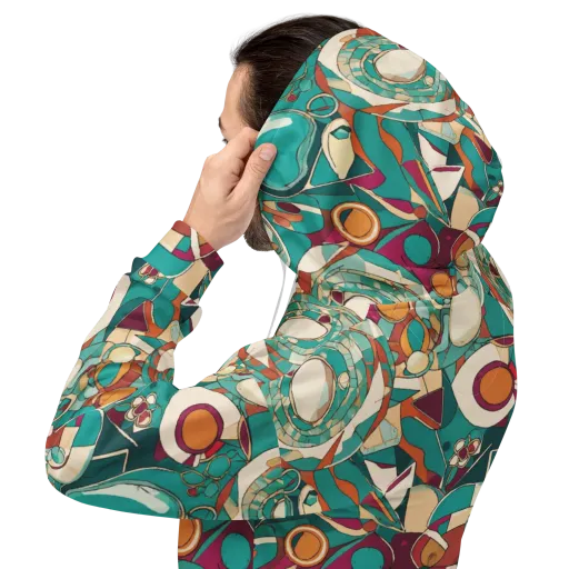 Citrus Geometry on a Hoodie