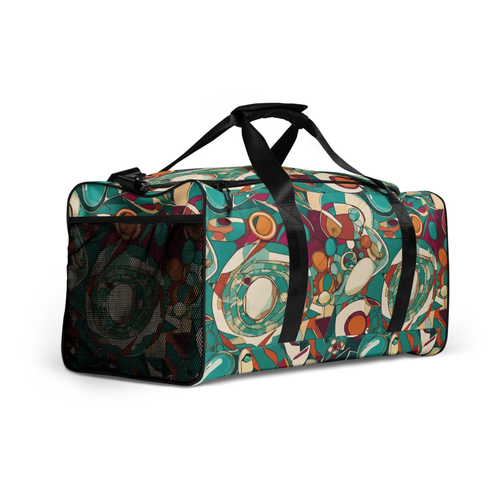 Citrus Geometry on Duffle Bag — Right Front