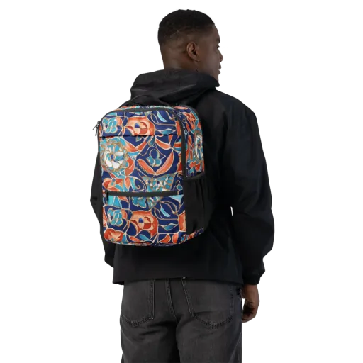 Lacquered Bloom on a Utility Backpack
