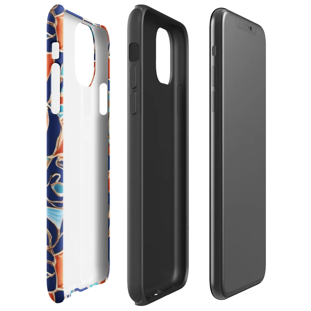 Lacquered Bloom on Tough Case for iPhone® — Right