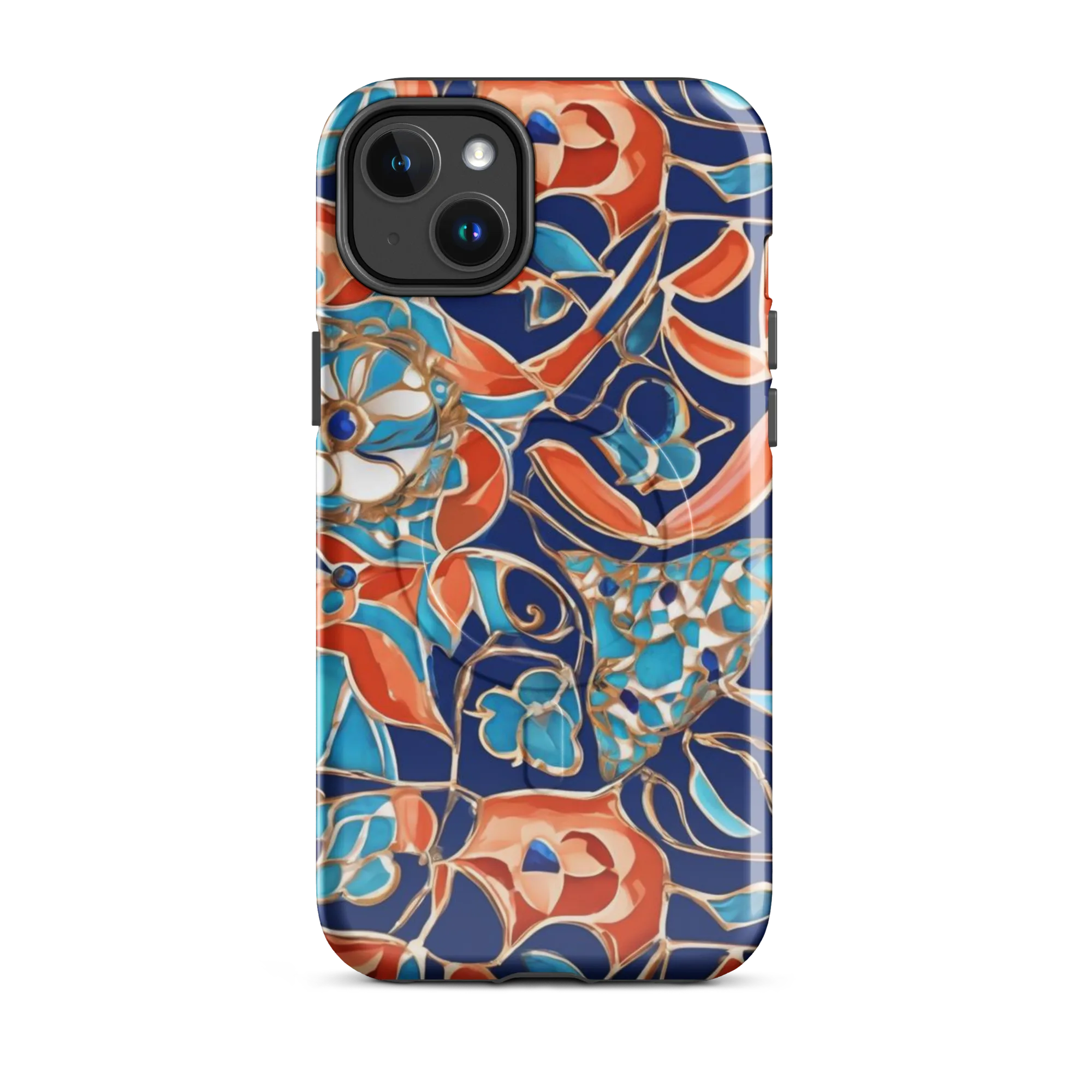 Lacquered Bloom on MagSafe Tough Case for iPhone® — Front