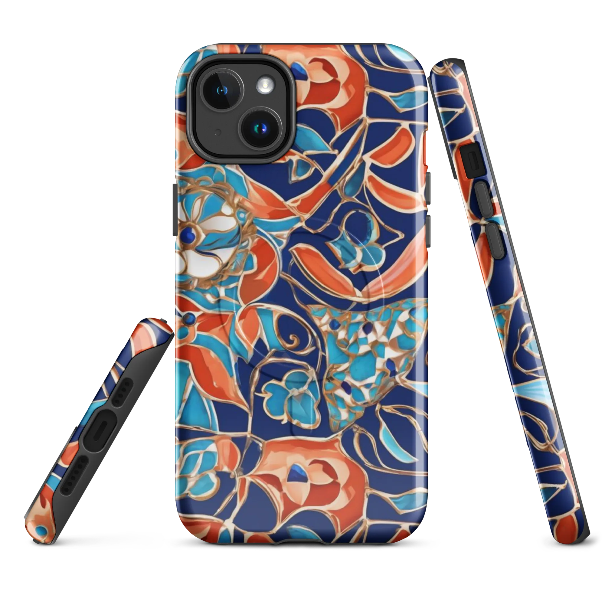 Lacquered Bloom on MagSafe Tough Case for iPhone® — Front