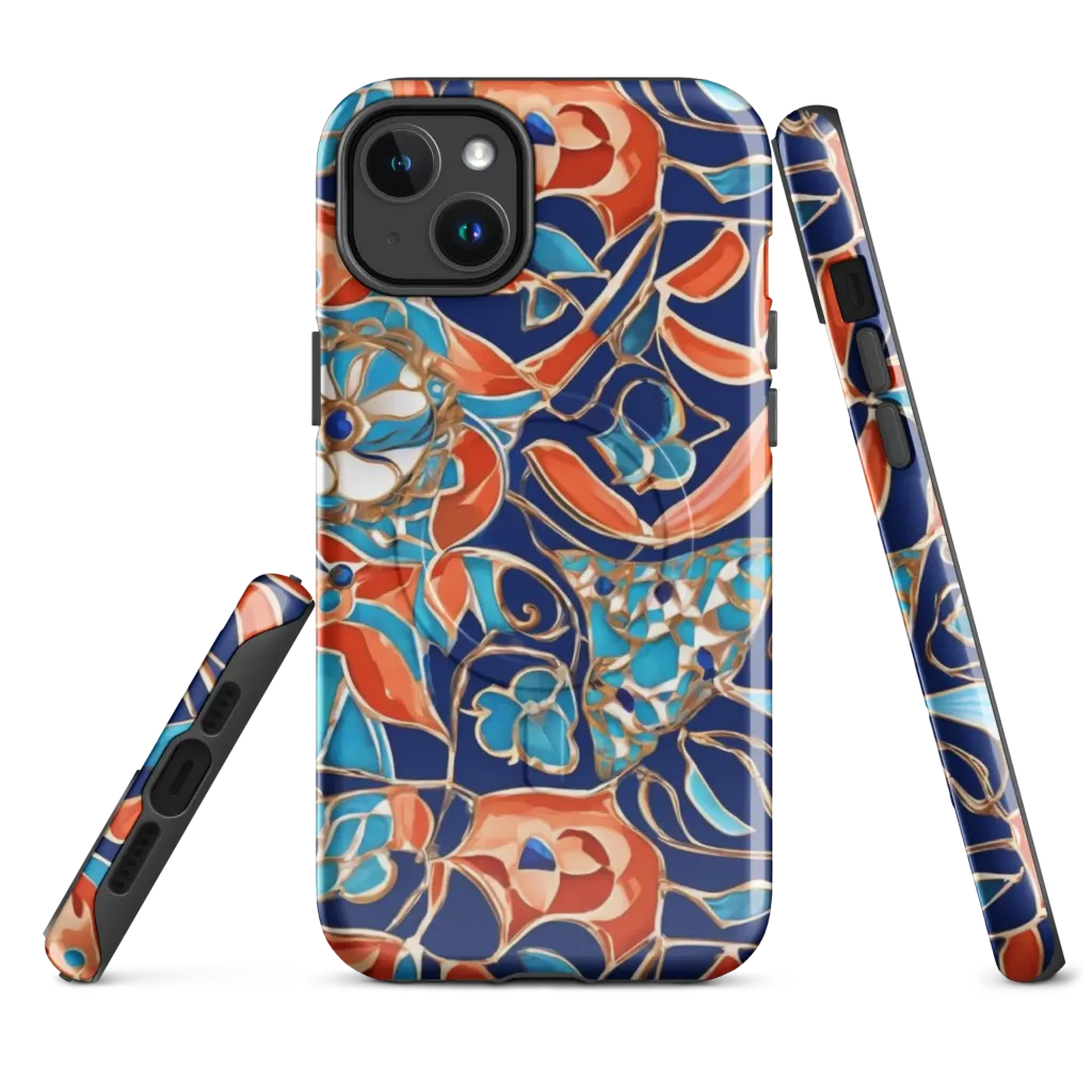 Lacquered Bloom on MagSafe Tough Case for iPhone® — Front