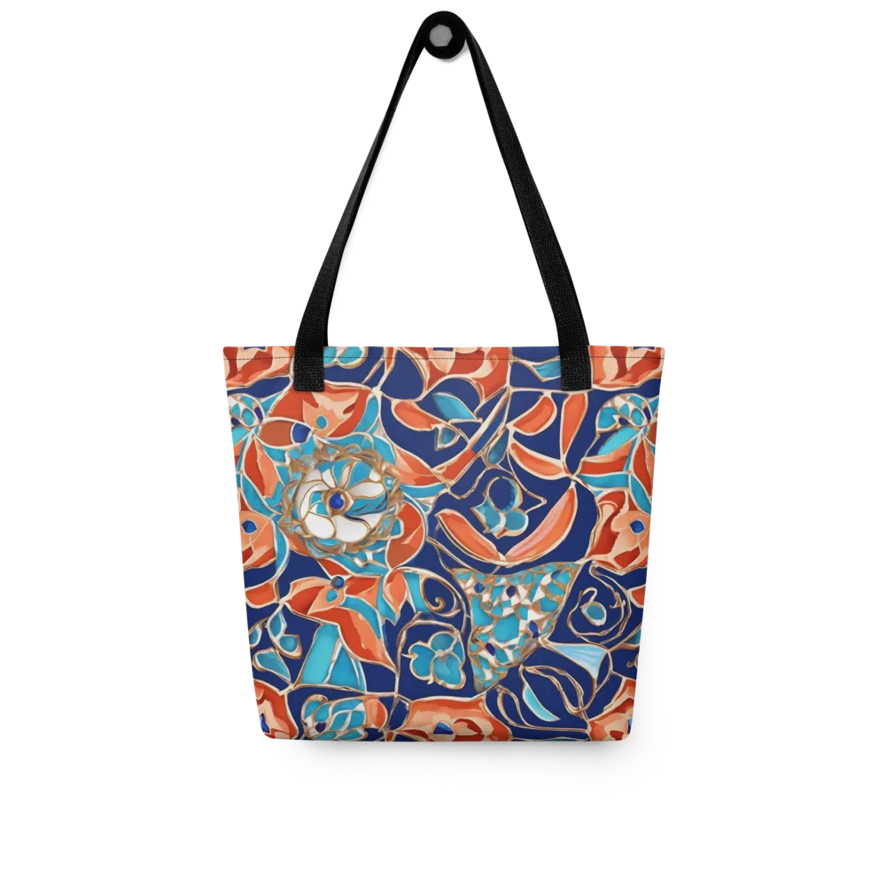 Lacquered Bloom on Tote Bag — Front