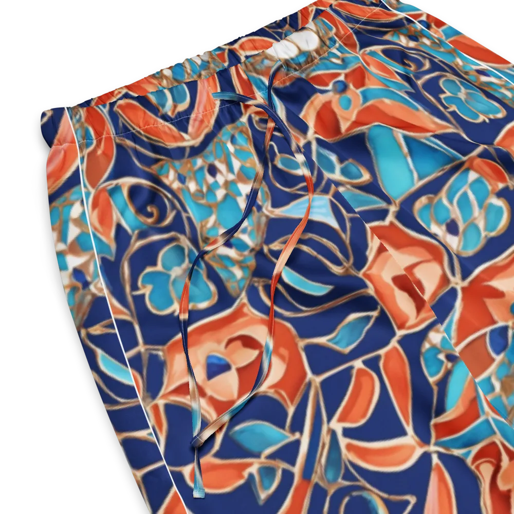 Lacquered Bloom on Women's Pajama Pants — Product details