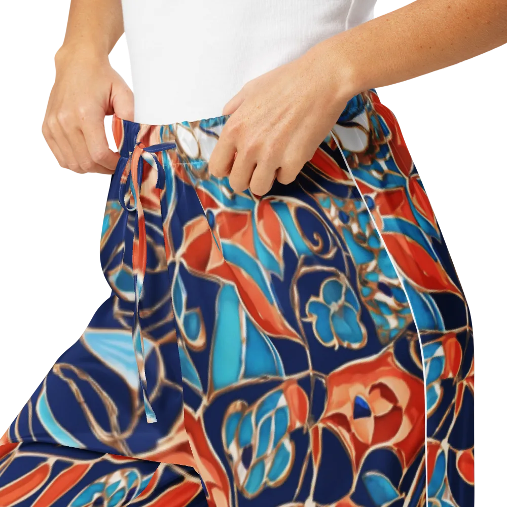 Lacquered Bloom on Women's Pajama Pants — Product details