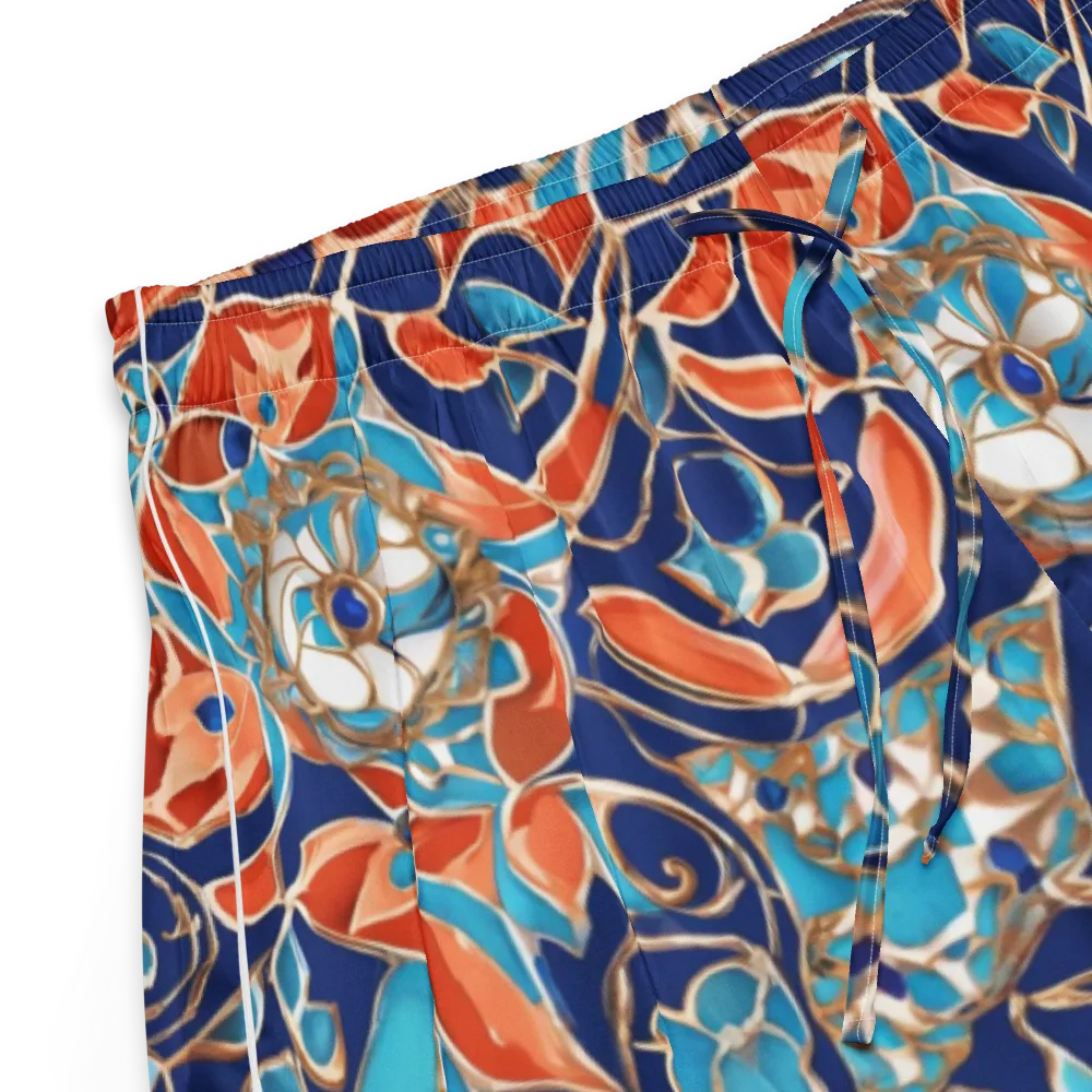 Lacquered Bloom on Women's Pajama Shorts — Product details