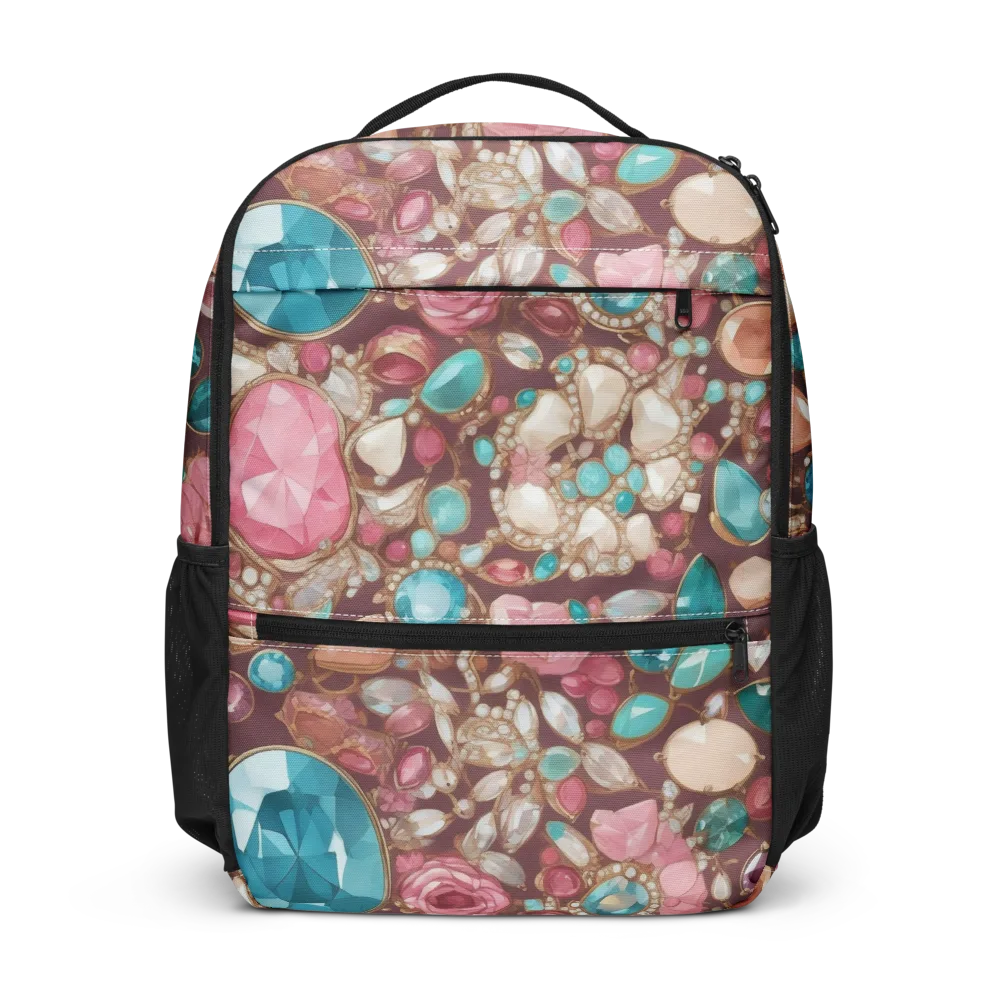 Jewel Box Bloom on Utility Backpack — Front