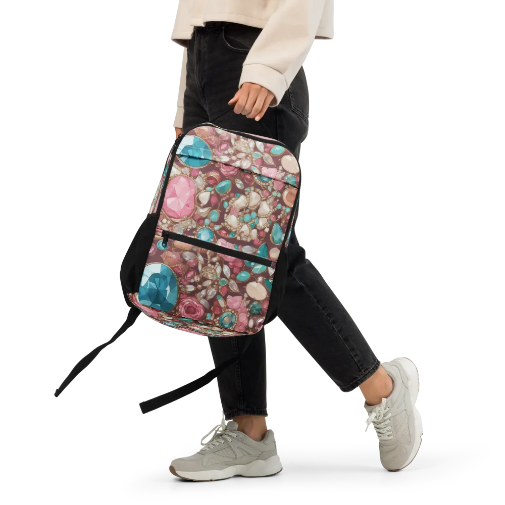 Jewel Box Bloom on Utility Backpack — Front