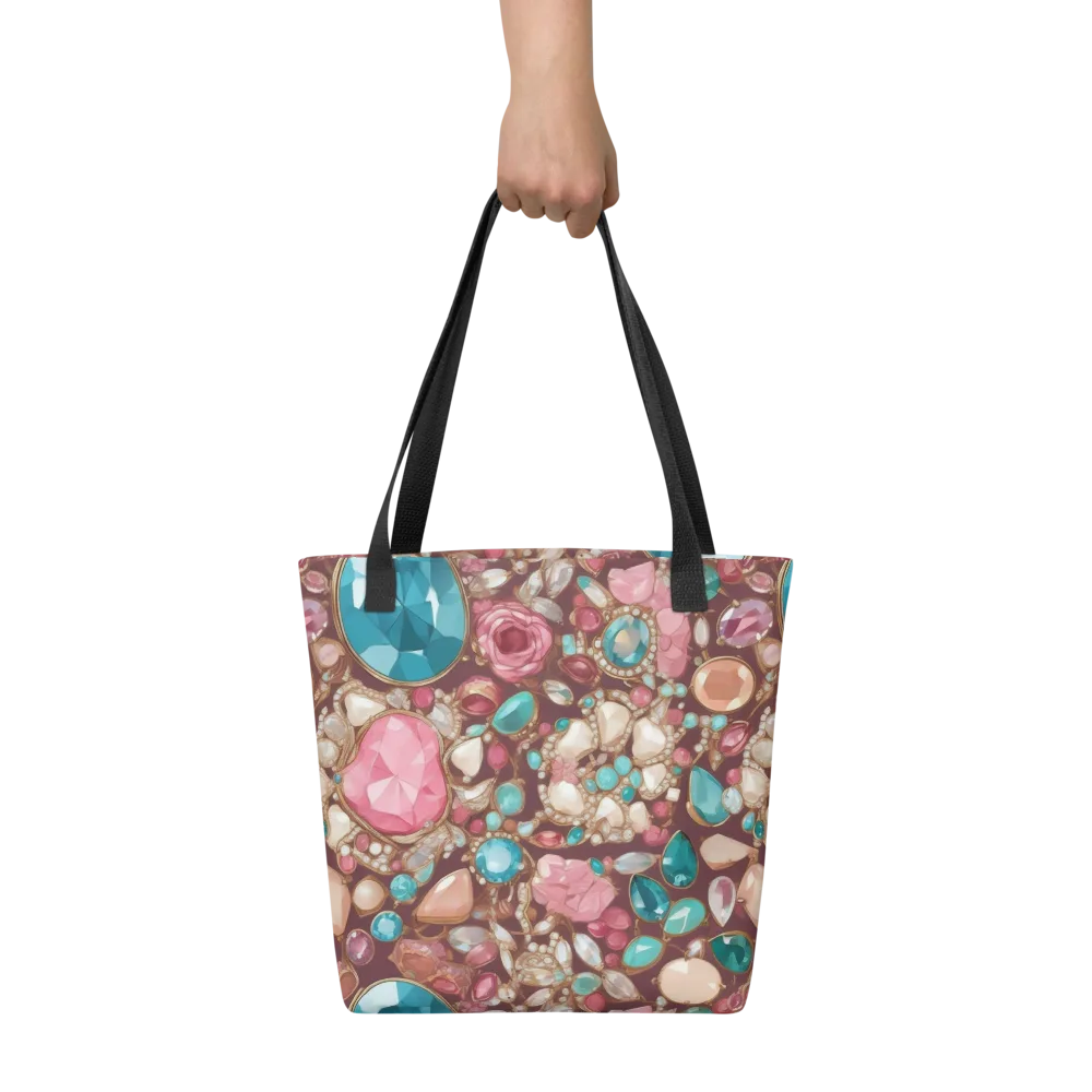 Jewel Box Bloom on Tote Bag — Front