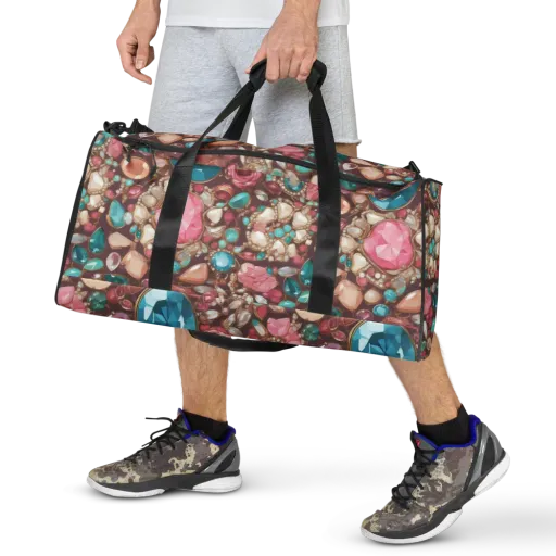 Jewel Box Bloom on a Duffle Bag