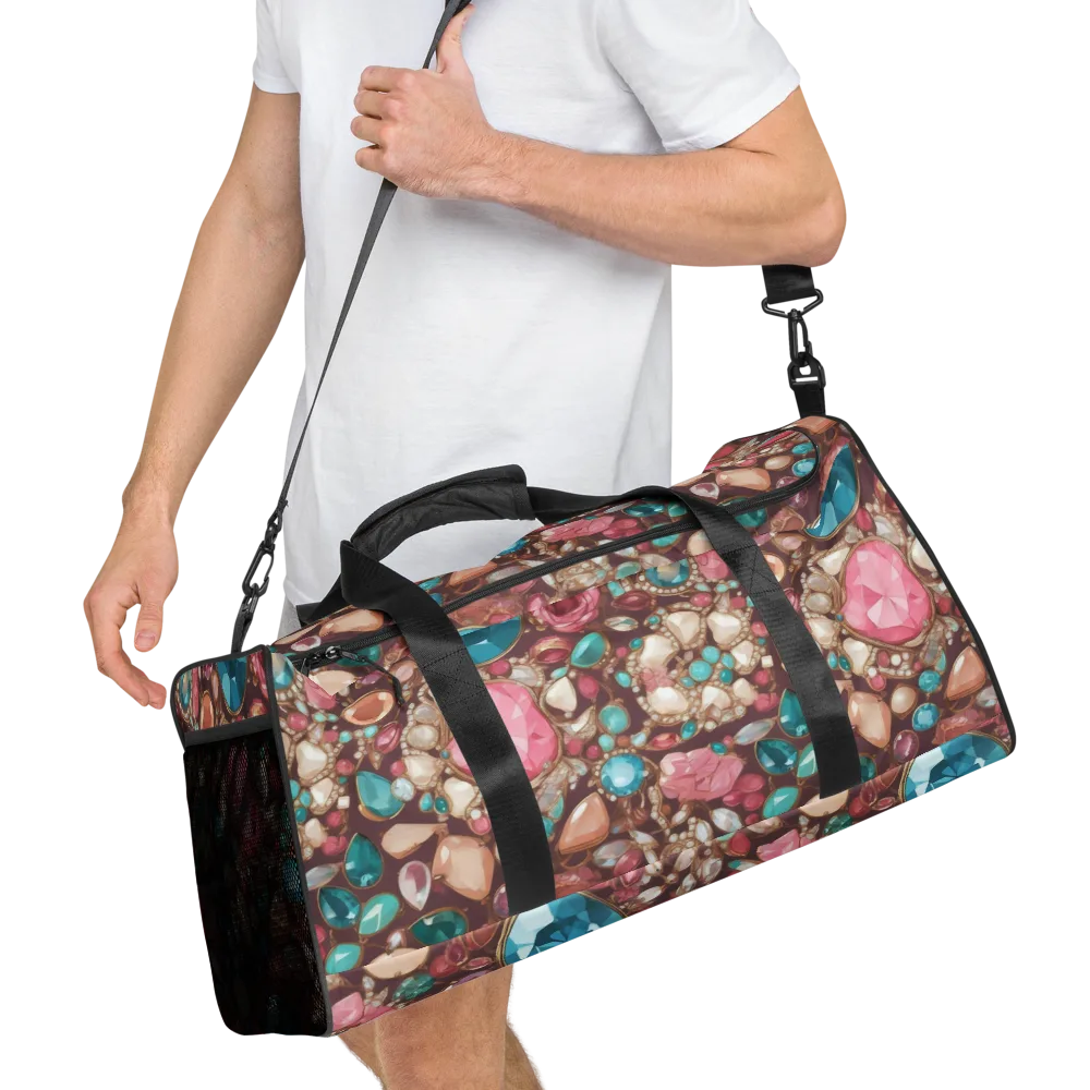 Jewel Box Bloom on Duffle Bag — Right Front