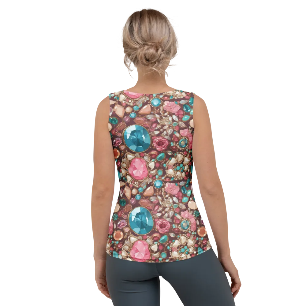 Jewel Box Bloom on Women's Tank Top — Back