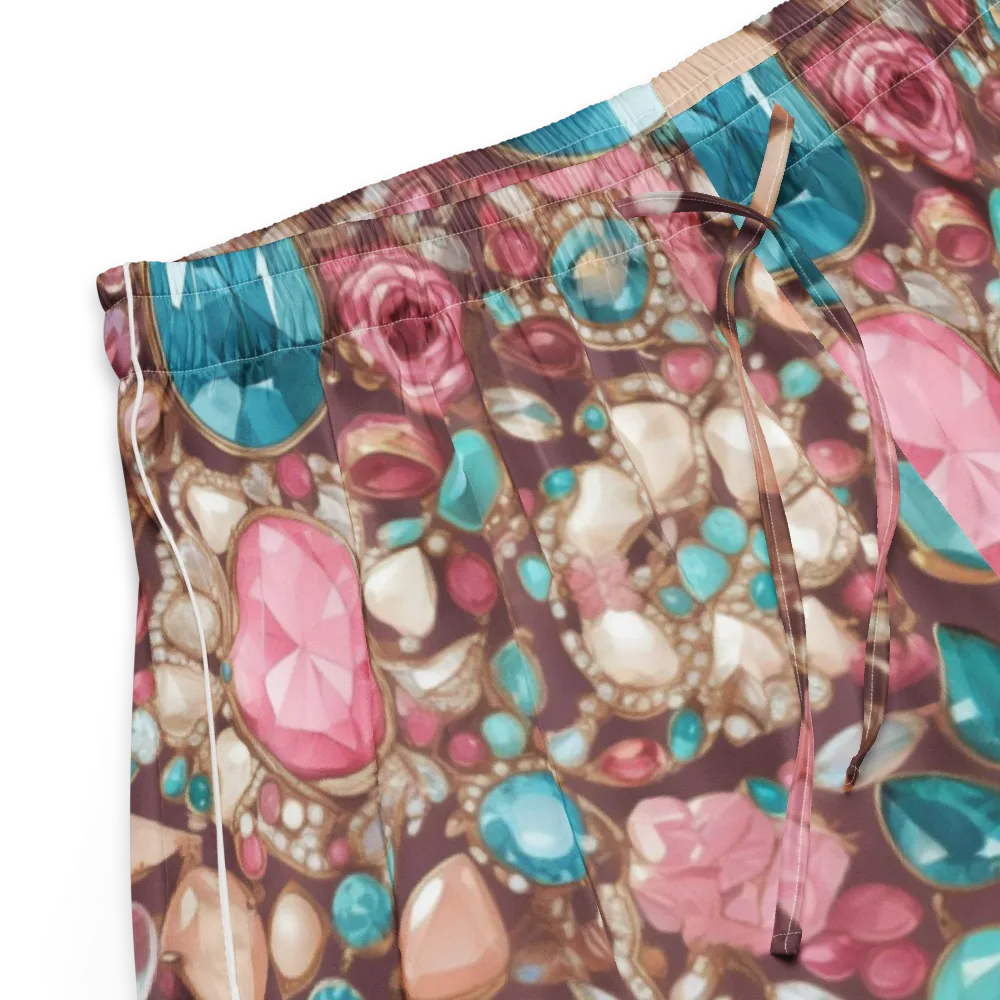 Jewel Box Bloom on Women's Pajama Shorts — Product details