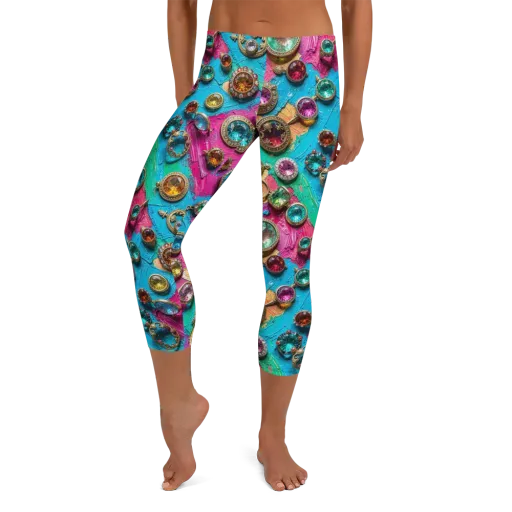 Jewel Box Riot on a Capri Leggings