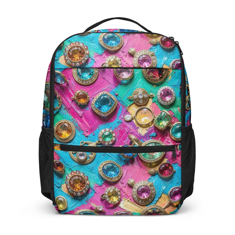 Jewel Box Riot on Utility Backpack — Front