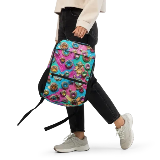 Jewel Box Riot on a Utility Backpack