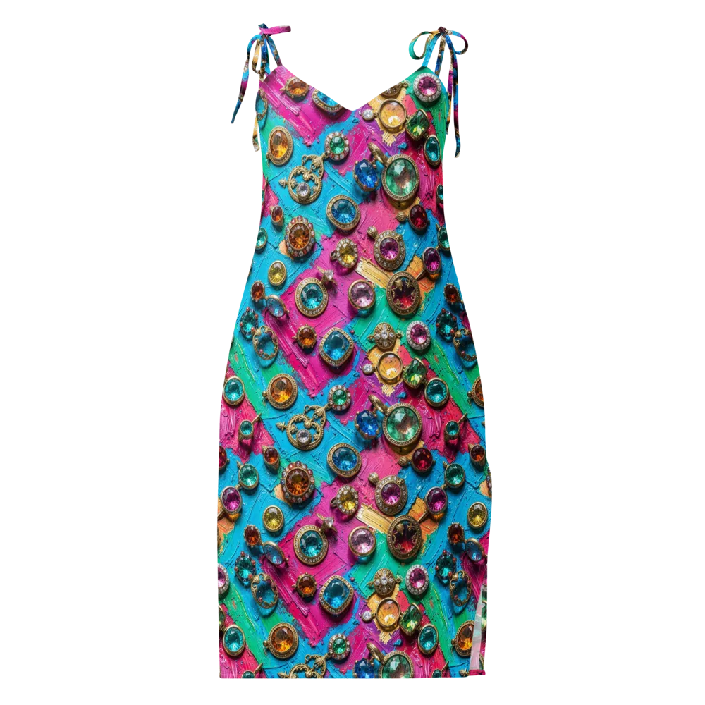 Jewel Box Riot on Slip Dress — Front