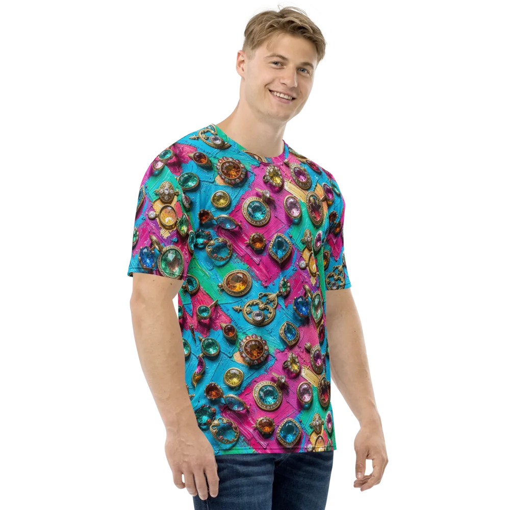 Jewel Box Riot on Men's Crew Neck T-Shirt — Right