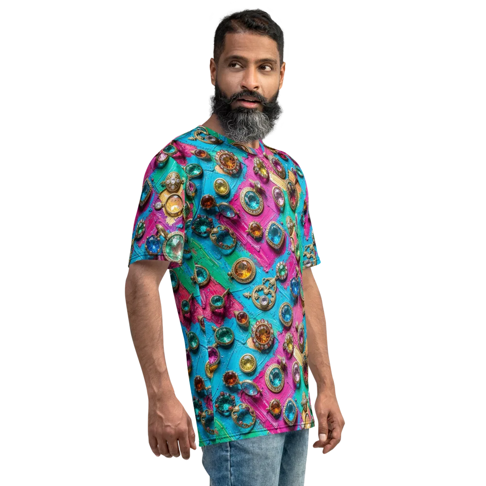 Jewel Box Riot on Men's Crew Neck T-Shirt — Right